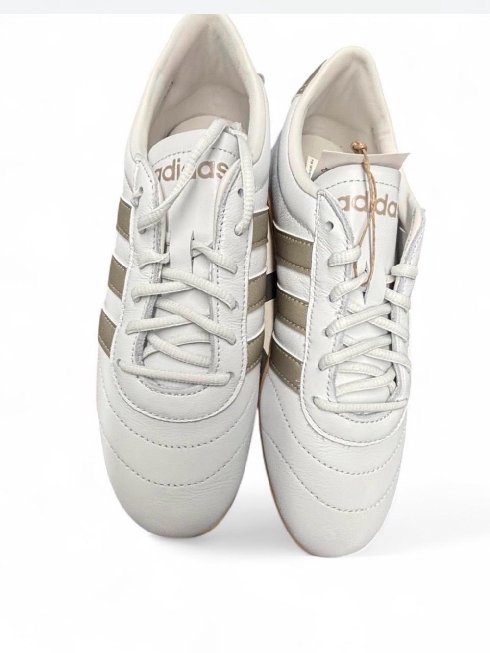 adidas Grand Court Lo Cyber White/ Cyber Metallic/Gum Size 6 women - Picture 2 of 3